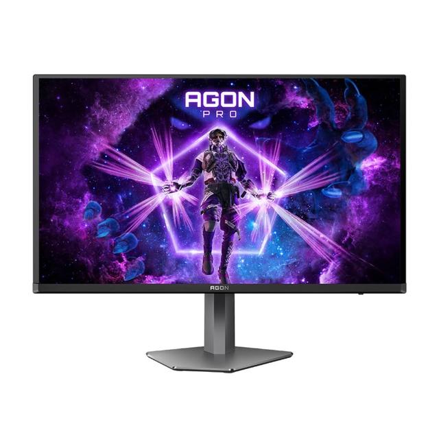 AOC AG276QZD2 為26.5吋OLED面板電競顯示器,擁有2560×1440 2K解析度、0.03ms超快反應時間與240Hz更新頻率,1500000:1高對比及450cd/m²亮度,提供sRGB 100%與DCI-P3 98.5%廣色域。支援HDR、Adaptive-Sync抗撕裂、內建喇叭與USB3.2埠,具抗藍光、護眼及零閃屏功能,適合電競遊戲、追劇、學生學習及辦公使用。VESA壁掛相容,3年保固,重量僅6.7kg。 AOC AG276QZD2
