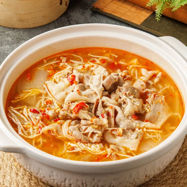 【Pengyuan 彭園】譚府剁椒白肉鍋(酸辣開胃)