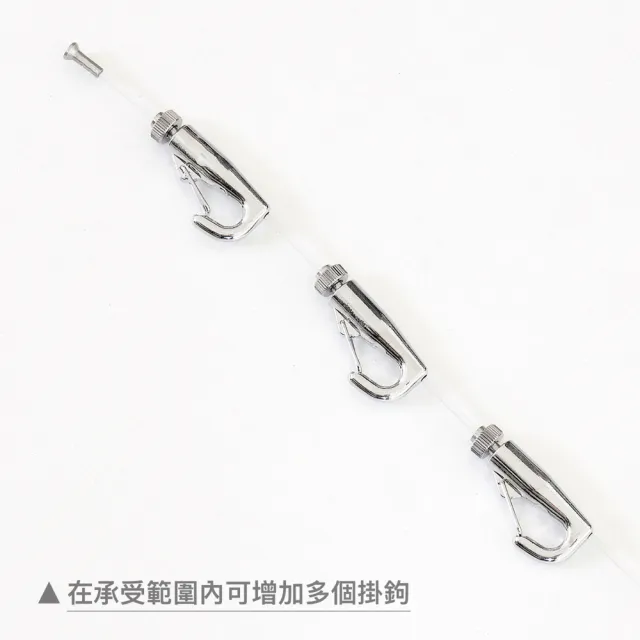 【菠蘿選畫所】畫軌配件零售 - 1.8m尼龍吊線(掛畫軌道五金/掛展畫廊掛畫勾/吊畫尼龍線/吊圖尼龍線)
