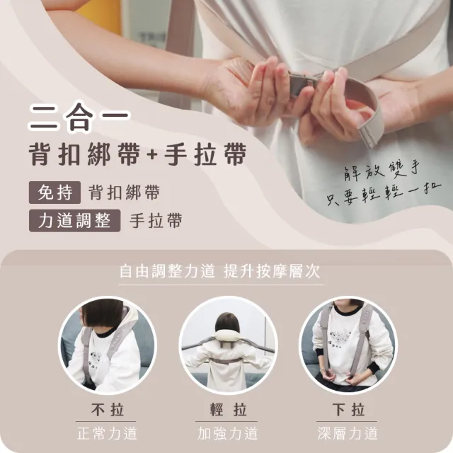 【KINYO】無線肩頸按摩器(肩頸揉捏 免手持 仿真人手貼捏 熱敷  IAM-2706)