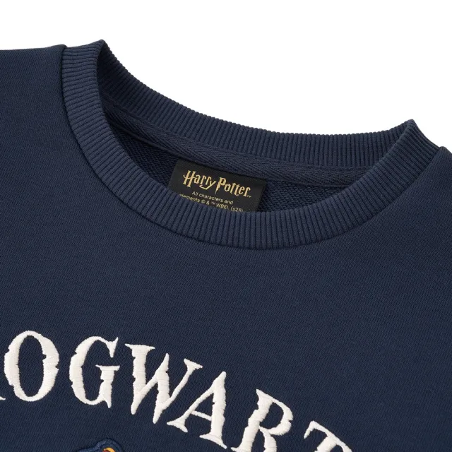 【GIORDANO 佐丹奴】童裝哈利波特授權長袖大學TEE Harry Potter系列(27 新海軍藍)