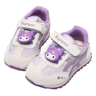 【Ann’S】Ann’S正版三麗鷗授權-KUROMI酷洛米防臭超軟童鞋學步鞋1cm(白紫)