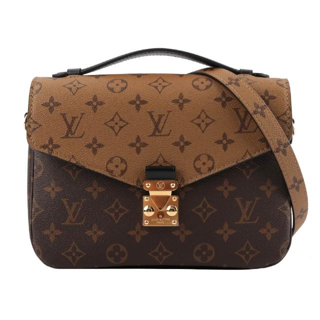 【Louis Vuitton 路易威登】Monogram Pochette Metis 雙色郵差包(M44876)