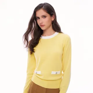 【MOMA】經典小香風100%羊毛針織上衣(兩色)