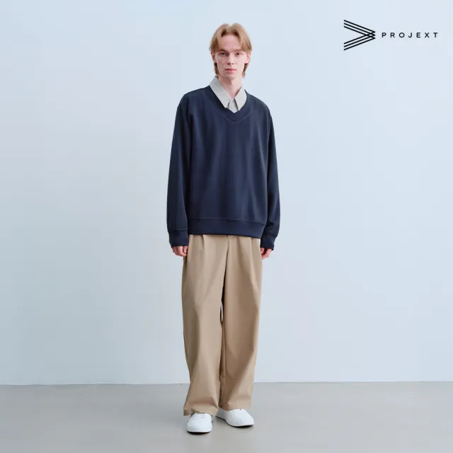 【PROJEXT】SKIN X 柔膚V領大學T(Tenderism V-Neck Sweatshirt)