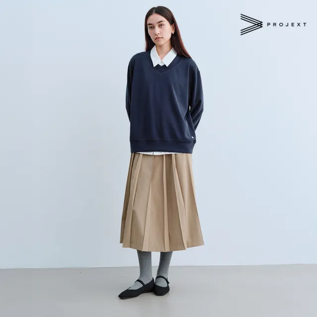 【PROJEXT】SKIN X 柔膚V領大學T(Tenderism V-Neck Sweatshirt)