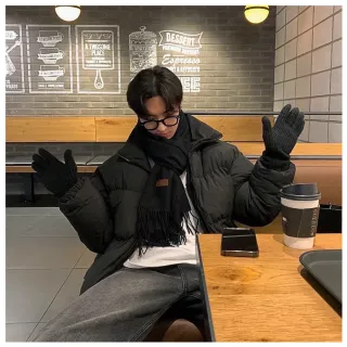 【Dition】韓系保暖鋪棉立領夾克 防寒米其林麵包外套(通勤保暖 男女可穿)