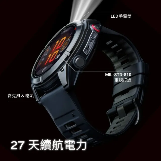 【GARMIN】Fenix 8 Pro AMOLED 全方位戶外進階GPS智慧腕錶 51mm