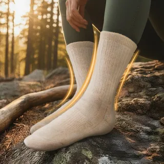 【MarCella 瑪榭】MIT-機能減壓全起毛氣墊羊毛襪(羊毛襪/長襪/氣墊襪/登山襪/保暖襪)