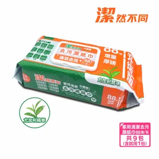 潔然不同尤加利厚磅鱷魚紋重污專用濕巾
