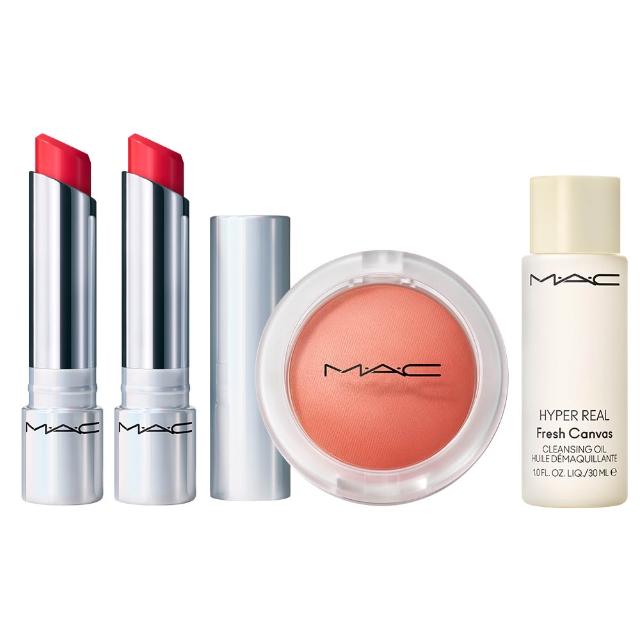 【M.A.C】超漾光幻色酷甜組(超漾光幻色嫩唇凍任選色x2/超漾光持色奶凍腮紅)