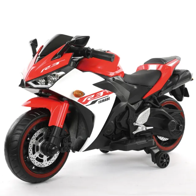 【聰明媽咪電動車】R3 重型兒童電動機車-紅色(兒童摩托車｜N888｜兒童機車)