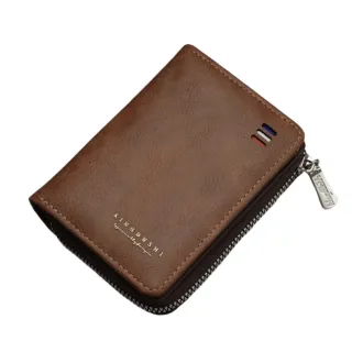 極簡商務皮質男士短夾(多卡位 耐刮 男用皮夾 皮包 零錢包 大容量 零錢包 皮夾)