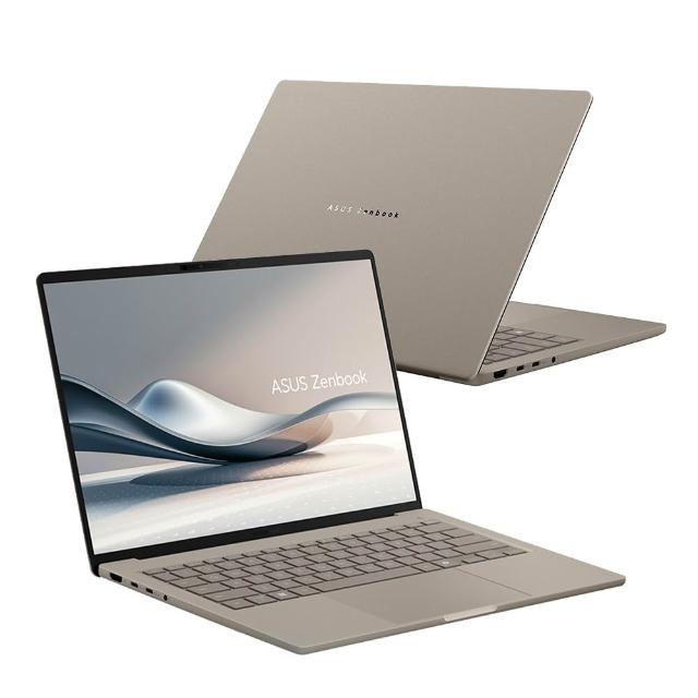 【ASUS 華碩】14吋Copilot+PC AI筆電(Zenbook A14 UX3407QA/Snapdragon X X1-26-100/32G/1TB/W11/OLED)