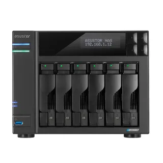 【ASUSTOR 華芸】搭希捷IronWolf 8TBx2★AS6706T 6Bay NAS 網路儲存伺服器
