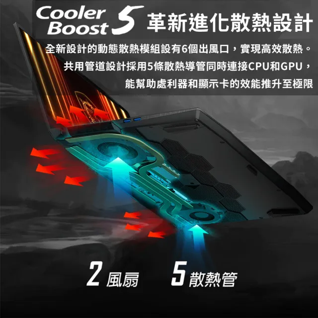 升級32G★【MSI 微星】15.6吋i9-14900HX RTX5060電競筆電(Katana 15 HX/16G/1T SSD/W11/B14WFK-427TW)