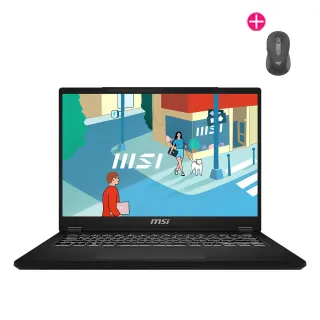 靜音滑鼠★【MSI 微星】14吋i5-13420H 輕薄效能筆電(Modern 14 H/16G/512G SSD/Win11/D13MG-267TW)