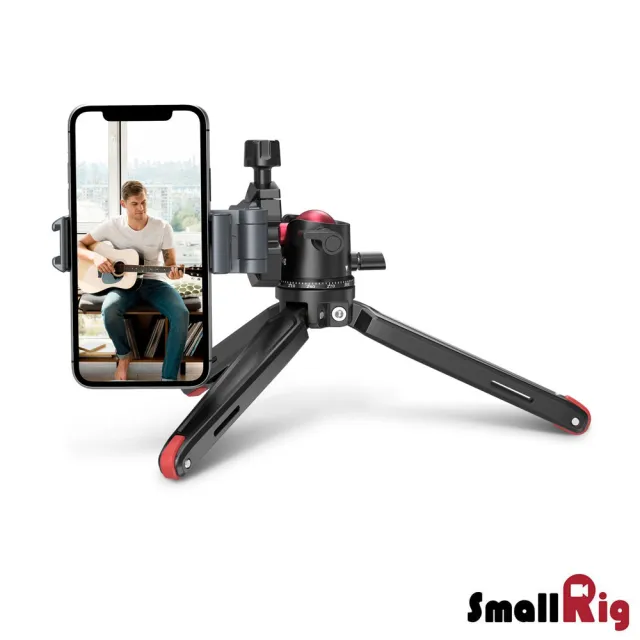 【SmallRig 斯莫格】2664 桌面三腳架 腳架 迷你三腳架 直播手持自拍Vlog/手機 單反 微單 適用(公司貨)