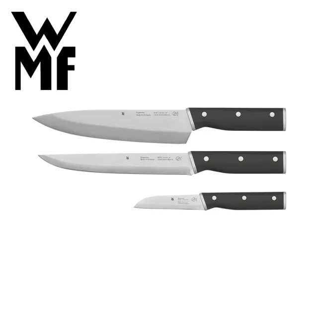 【WMF】德國製 Sequence 三件刀組(主廚刀/片肉刀/蔬果刀)