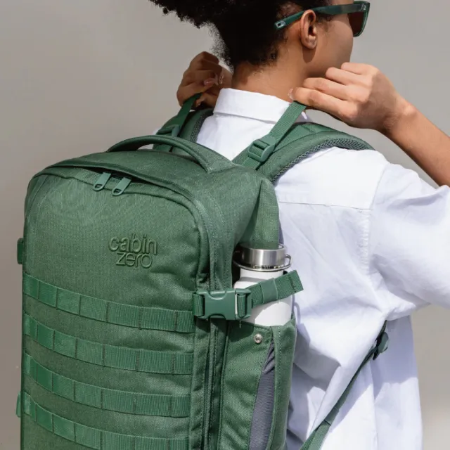 【CabinZero】英國輕旅登機後背包36L 軍用款2.0(大容量行李包/全開式旅行袋)
