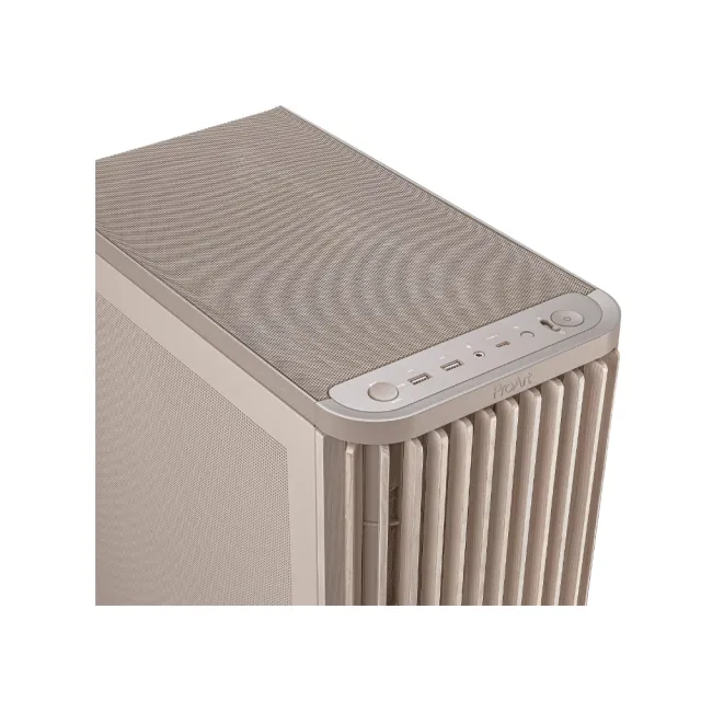【ASUS 華碩】ProArt PA401 木質網狀版 燕麥色 電腦機殼(PA401-WOOD-MESH-BEIGE)