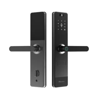 【FAMMIX 菲米斯】SAFER-2 六合一把手式電子鎖/門鎖(指紋感應/密碼/卡片/鑰匙/APP遠端開門/附基本安裝)