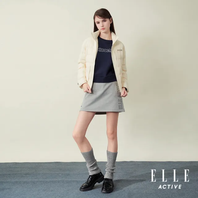 【ELLE ACTIVE】女款 保暖輕暖羽絨外套-米白色(EA25A2W6701-91)
