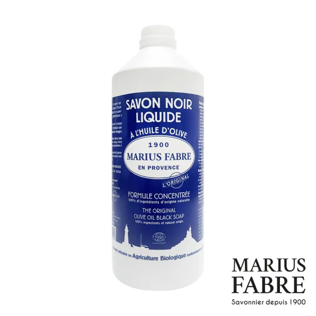 【MARIUS FABRE 法鉑】橄欖油黑肥皂(1000ml)