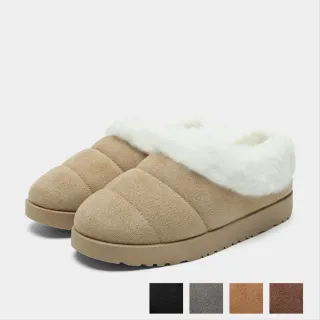 【Paperplanes】韓國空運。懶人穿著鋪毛 包鞋 造型縫線/大尺碼(7-1592/5色/現+預)