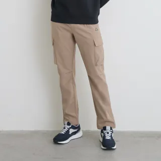 【GIORDANO 佐丹奴】男裝內刷毛工裝褲 G-Motion Nature系列(44 昆布褐)