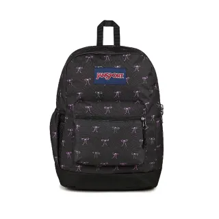 【JANSPORT】交換禮物 後背包 Cross Town Plus 蝴蝶結 黑 26L 15吋筆電包 電腦包 書包 減壓肩帶(JS0A7ZNZK