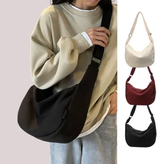 【MoodRiver】日式簡約 小款 斜背包 文青感 帆布包 側背包 單肩包 側肩包 帆布袋 書包 女生包包