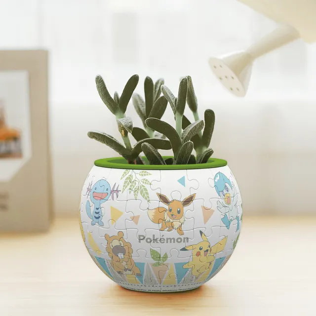 【Pintoo】80片盆栽拼圖 - POKEMON 精靈寶可夢 - 迷你花園 - 皮卡丘 伊布(交換禮物/聖誕禮物/新年禮物)