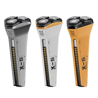 【SKYWORTH 創維】機甲Ultra 三刀頭電動刮鬍刀/電鬍刀(帶鬢角刀/充電式/IPX7防水/可水洗/磁吸刀頭)