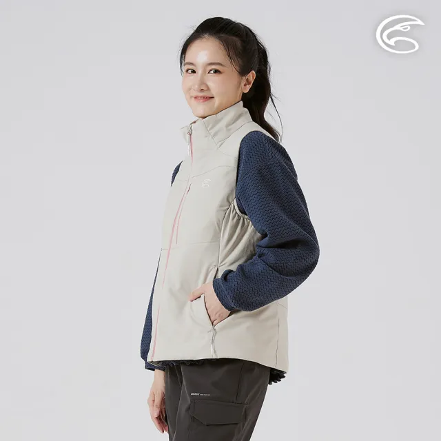 【ADISI】女SMAWARM海洋溫控撥水背心 AV2521072 黃米卡(防潑水 蚵技棉 抗風 保暖背心)