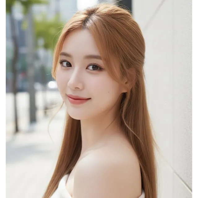 【HaNA 梨花】許我耀眼許妍劇中款! 琥珀奶茶光影假髮(琥珀 奶茶 假髮)