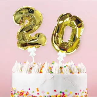 【SEASON 四季紙品禮品】超值自動充氣氣球 數字 氣球裝飾 party(GQ11003)