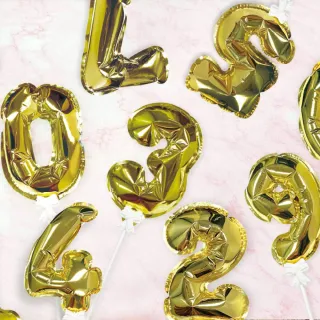 【SEASON 四季紙品禮品】超值自動充氣氣球 數字 氣球裝飾 party(GQ11003)
