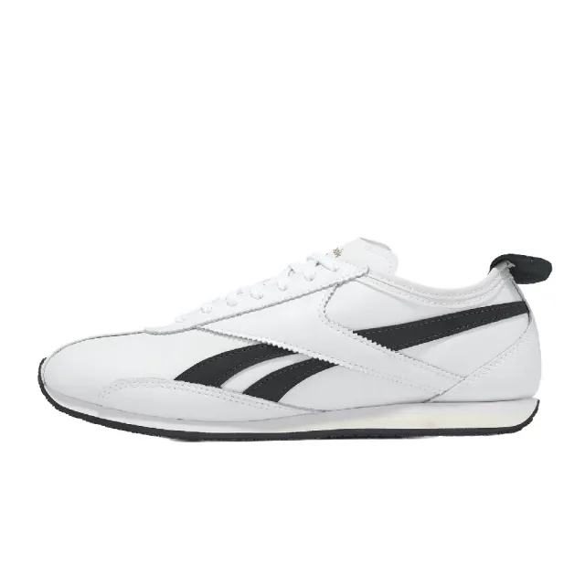 【REEBOK】休閒鞋 R400 男鞋 女鞋 白 黑 復古跑鞋 皮革(100233941)