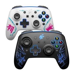 【FlashFire】Switch/PC副廠雙替換面板無線遊戲大師手把(喚醒 巨集循環 自動連發 寶可夢ZA)