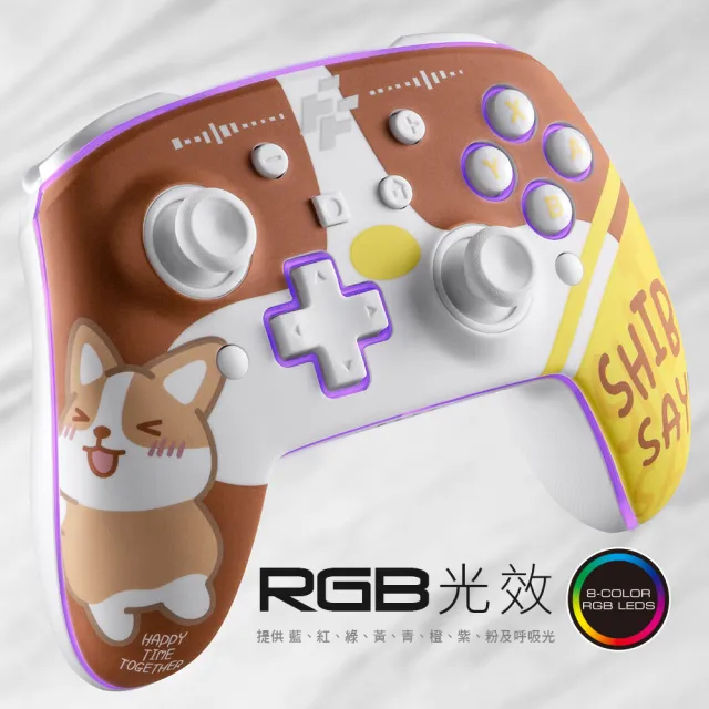 【FlashFire】柴語錄授權 Switch/PC副廠無線遊戲手把(喚醒 巨集循環 自動連發 寶可夢ZA)