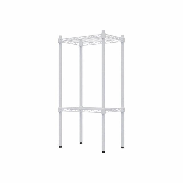 【dayneeds 日需百備】輕型 45x30x90公分 烤漆二層架 兩色可選(鐵力士架/收納層架/鞋架/展示架)