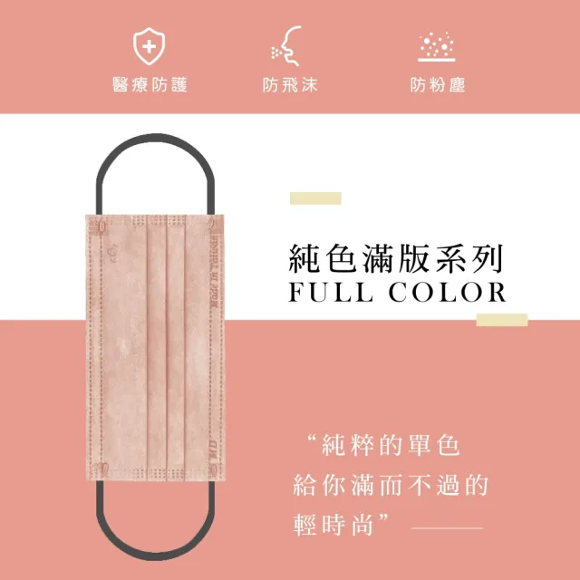 【宏瑋】成人平面醫療口罩 滿版系列4盒組｜50入/盒(成人口罩｜醫療級三層防護 防疫必備｜台灣製造)