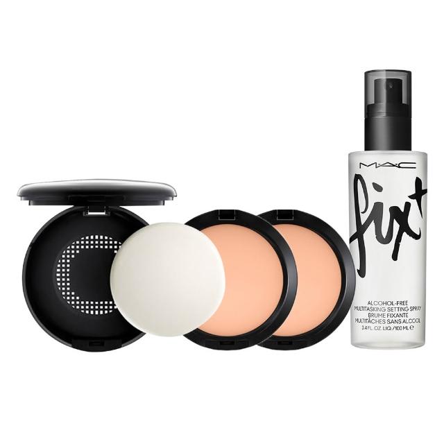 【M.A.C】超持妝無瑕粉餅#寶寶粉雙入組(超持妝無瑕粉餅SPF15/PA+_13g不含粉盒*2/粉餅空盒不含粉撲 /防曬)