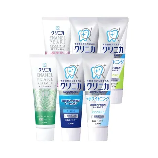 【LION 獅王】固齒佳酵素牙膏6入組(酵素淨護/極致酵素亮白/pro酵素系列)