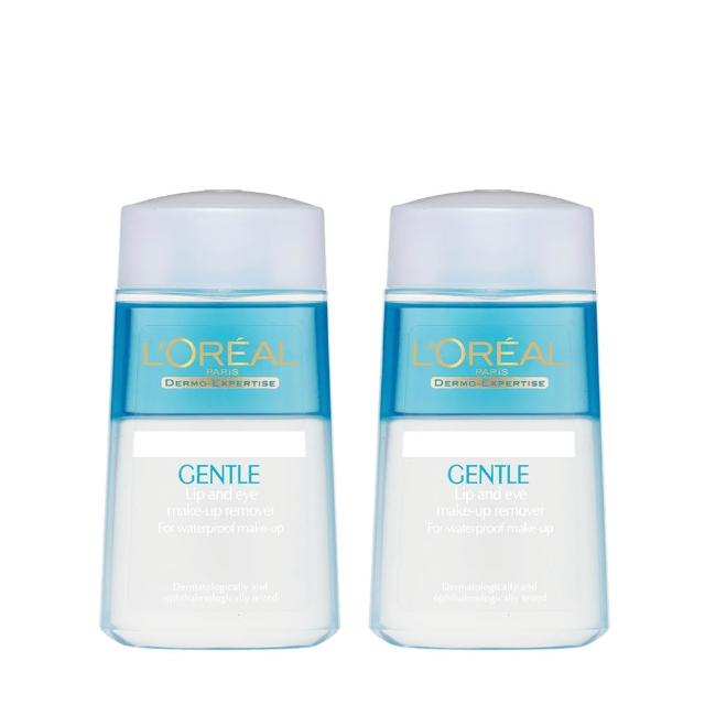 【L’OREAL Paris 巴黎萊雅】溫和眼唇卸妝液125ml 2入組