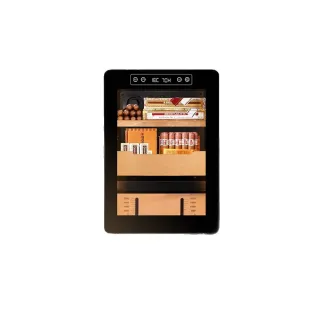 【Laptinc 拉普蒂尼】33L複古雪茄櫃 壓縮機控溫控濕雪茄保濕盒(養茄櫃/醒茄櫃/展示櫃/保濕櫃/雪茄盒)