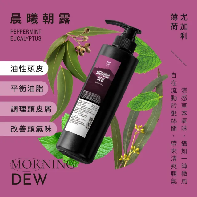【伊聖詩】FIG 修護洗髮精480mlx2入(多款任選/晨曦朝露/陽光普照/雨過天晴/生命之水)
