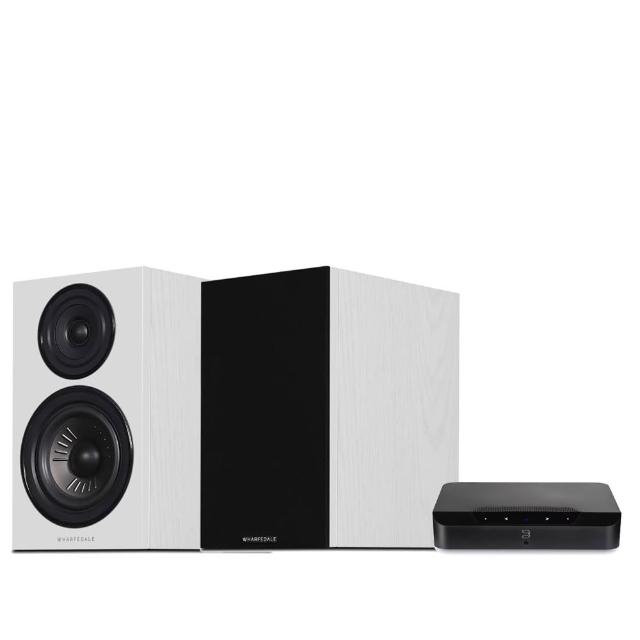 【BLUESOUND】兩聲道音響組合(POWERNODE EDGE + Wharfedale Diamond 12.2 喇叭)