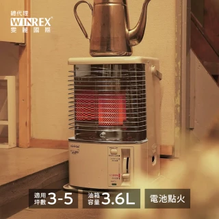 【TOYOTOMI】傳統多廣角反射式煤油暖爐RS-H2924《白色》(煤油暖爐)